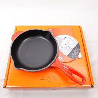 ルクルーゼ(LE CREUSET)のLecreuset　スキレット　チェリーレッド(鍋/フライパン)