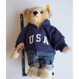 ポロラルフローレン(POLO RALPH LAUREN)の【美品】ラルフローレン・シュタイフ 限定テディベアー Polo Bear(ぬいぐるみ)