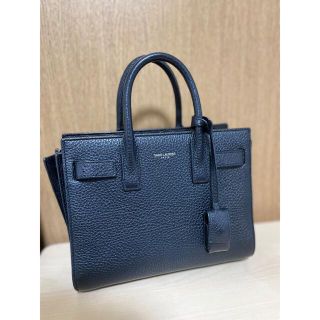 サンローラン(Saint Laurent)の美品サンローラン　サックドジュール　ナノ　ブラック　黒(ハンドバッグ)