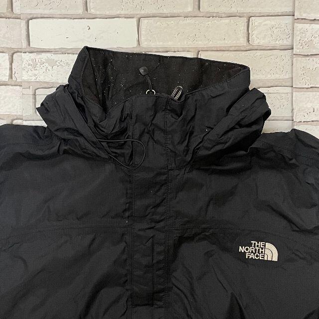 THE NORTH FACE(ザノースフェイス)の古着 ザノースフェイス ゆるだぼ ナイロンジャケット HYVENT ブラックXL メンズのジャケット/アウター(ナイロンジャケット)の商品写真