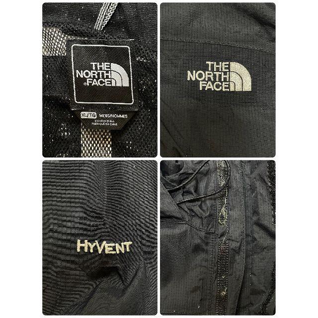 THE NORTH FACE(ザノースフェイス)の古着 ザノースフェイス ゆるだぼ ナイロンジャケット HYVENT ブラックXL メンズのジャケット/アウター(ナイロンジャケット)の商品写真