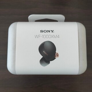 ソニー(SONY)の【新品】SONY フルワイヤレスイヤホン ブラック WF-1000XM4 BM(ヘッドフォン/イヤフォン)