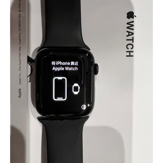 Apple Watch(アップルウォッチ)のApple Watch 5   44mm ステンレスモデル　スペースブラック スマホ/家電/カメラのスマートフォン/携帯電話(その他)の商品写真