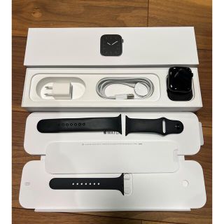 アップルウォッチ(Apple Watch)のApple Watch 5   44mm ステンレスモデル　スペースブラック(その他)