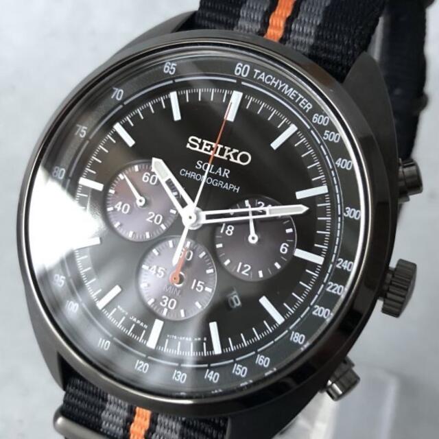 電池交換不要!【新品】セイコー リクラフト SEIKO ソーラー メンズ腕時計