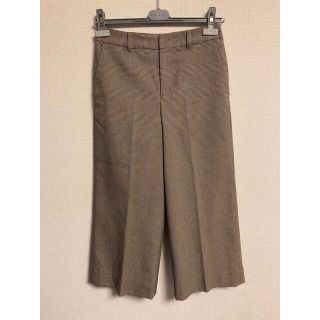 インディヴィ(INDIVI)の【くるりん様専用】INDIVI（インディヴィ）クロップドワイドパンツ（19AW）(カジュアルパンツ)