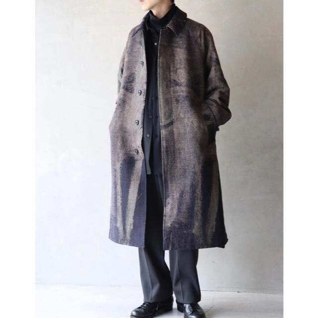 SUNSEA(サンシー)のYOKE 21AW ROTHKO JQ BAL COLLAR COAT メンズのジャケット/アウター(ステンカラーコート)の商品写真