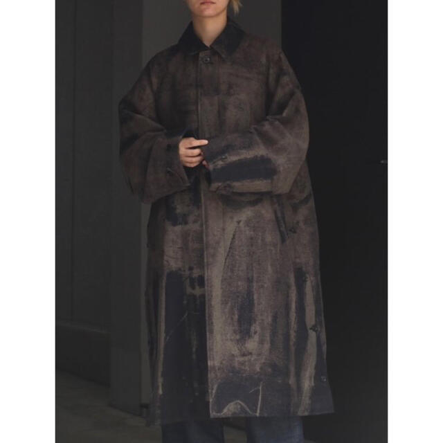 SUNSEA(サンシー)のYOKE 21AW ROTHKO JQ BAL COLLAR COAT メンズのジャケット/アウター(ステンカラーコート)の商品写真