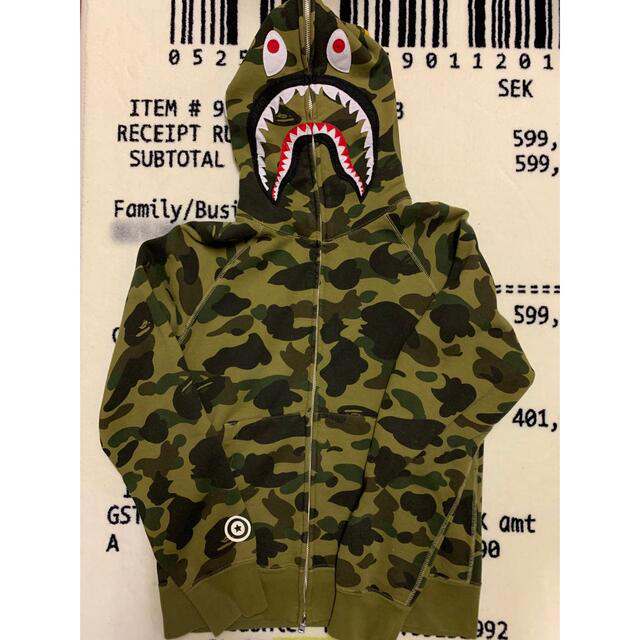 A BATHING APE - A Bathing Ape 1stカモシャークパーカー Mサイズの通販 by りんごー's shop｜アベイ