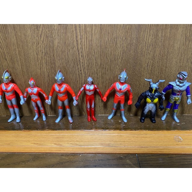 ウルトラマン ソフビ 7体セット エンタメ/ホビーのフィギュア(特撮)の商品写真