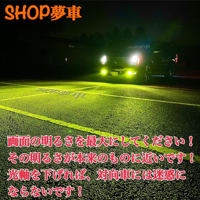 新発売❗️34000LM‼️フォグランプ LED 新緑✨外車も可 グリーンH11