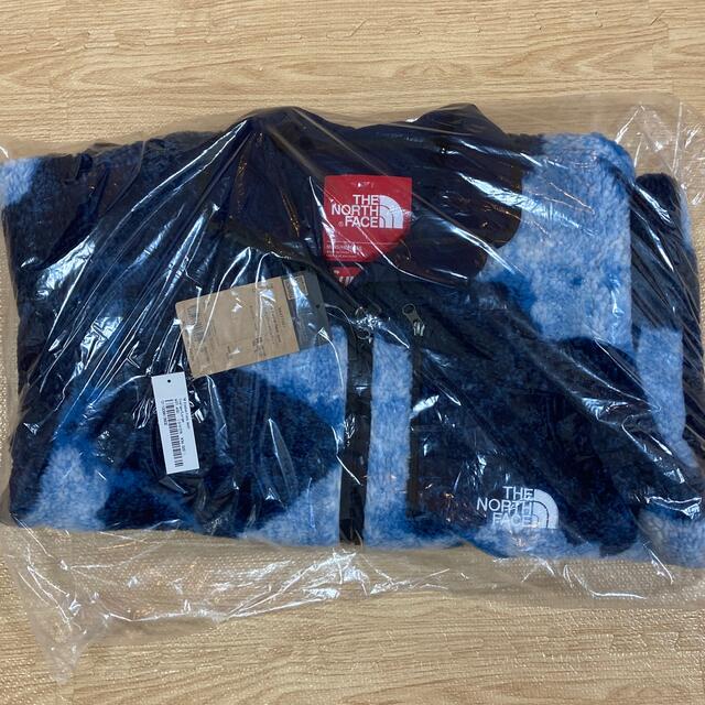 Supreme TNF Bleached Denim Print Fleece