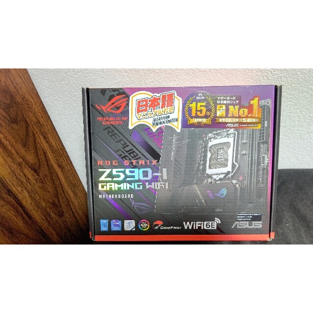 新品未開封品 ASUS STRIX Z590-I GAMING WIFI