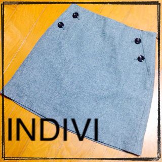 インディヴィ(INDIVI)のINDIVIスカート(ミニスカート)