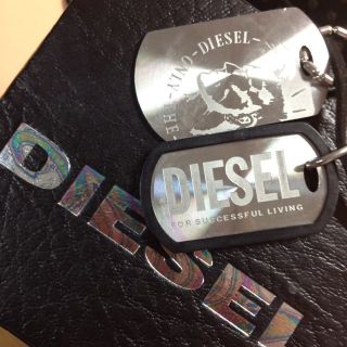 ディーゼル(DIESEL)のDIESEL♡プレートネックレス(ネックレス)