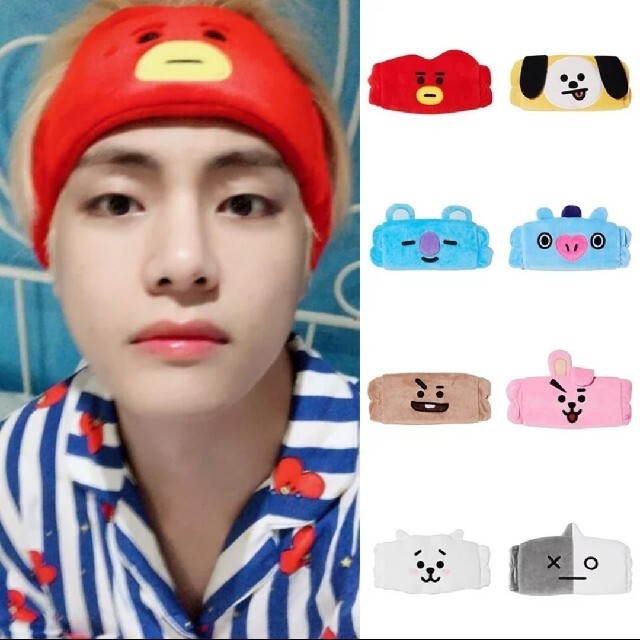 BT21   大人気ふわふわヘアバンドです 8アイテム♪ エンタメ/ホビーのタレントグッズ(アイドルグッズ)の商品写真