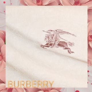 バーバリー(BURBERRY)のBURBERRY タオルケット ソフトピンク【入手困難品】✨未使用✨タグ付き(タオル/バス用品)