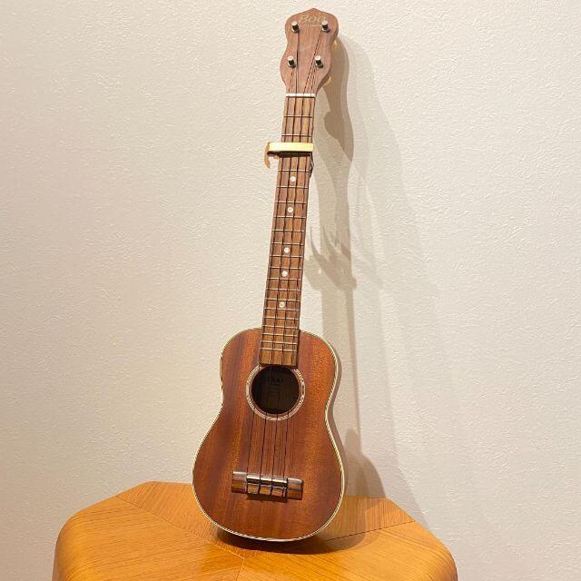 ウクレレ専用！超ミニサイズのカポ カポタスト 亜鉛合金　ピンクゴールド 楽器のギター(アコースティックギター)の商品写真