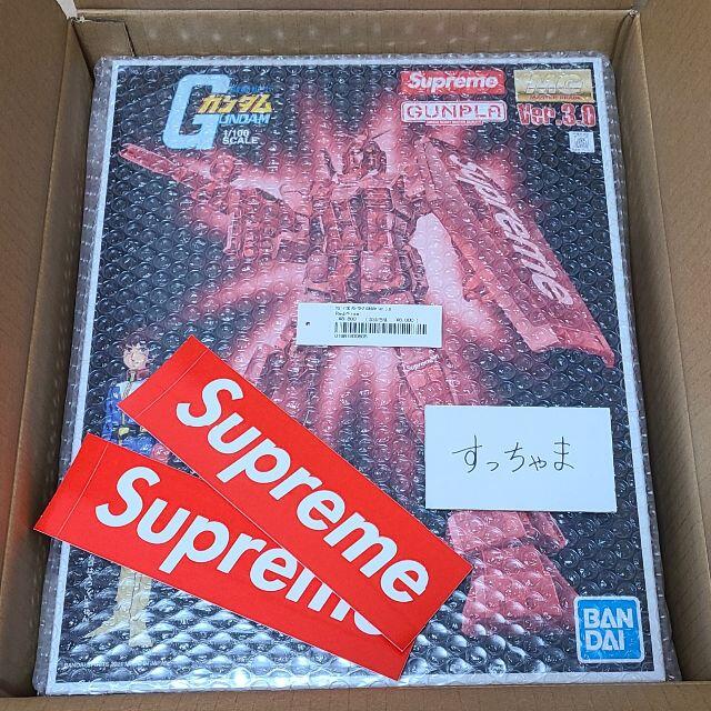 Supreme MG 1/100 RX-78-2 GUNDAM Ver.3.0ロゴステッカー2枚シーズン