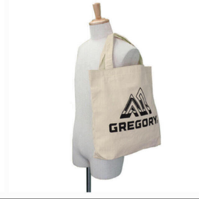 Gregory(グレゴリー)のグレゴリー コットン キャンバス トートバッグ ブラック 130330 メンズのバッグ(トートバッグ)の商品写真