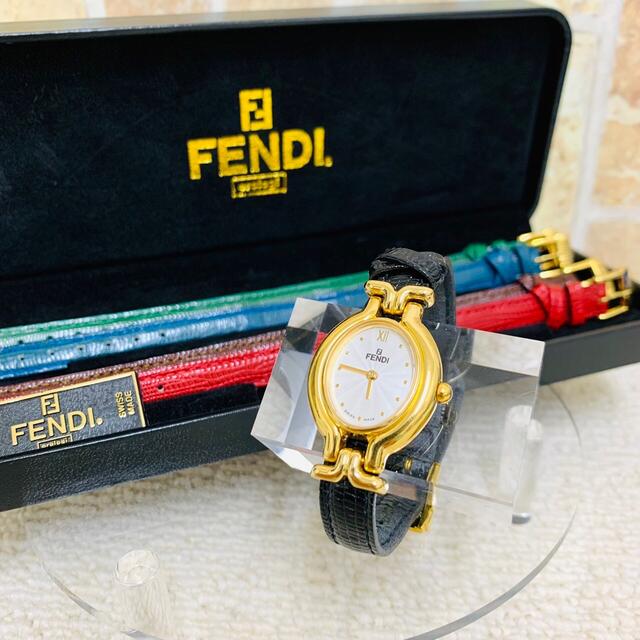 稼働品 FENDI フェンディ 腕時計 カメレオン 5色 替えベルト