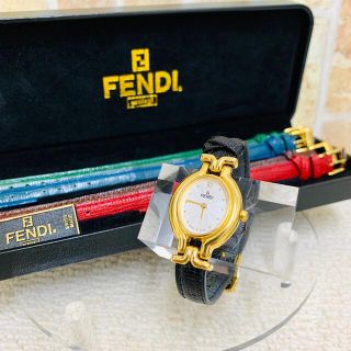 フェンディ(FENDI)の稼働品　FENDI フェンディ 腕時計 カメレオン 5色 替えベルト レディース(腕時計)