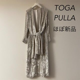 トーガ(TOGA)の大幅値下げ★ほぼ新品★TOGA PULLA ベルベット バックデザインワンピース(ロングワンピース/マキシワンピース)