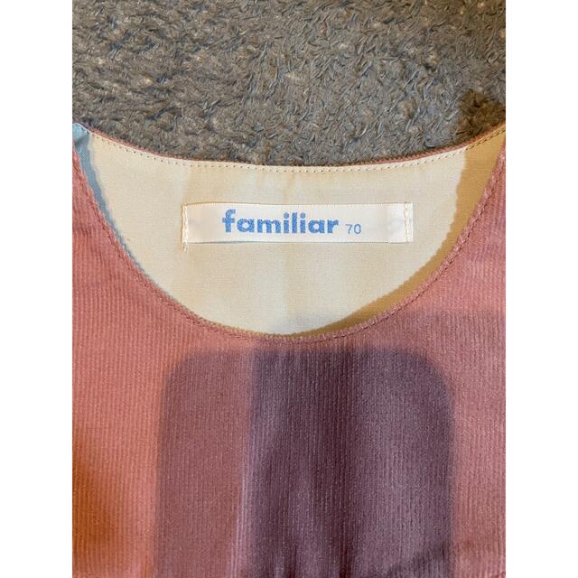 familiar(ファミリア)のファミリア　冬用ワンピース キッズ/ベビー/マタニティのベビー服(~85cm)(ワンピース)の商品写真