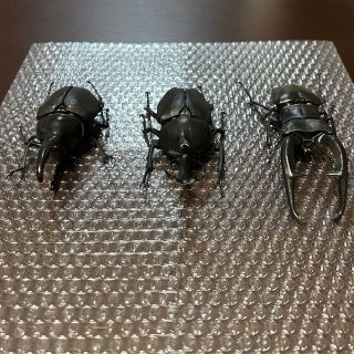 バンダイ(BANDAI)のいきもの大図鑑　カブトムシ　クワガタ　3点セット(その他)