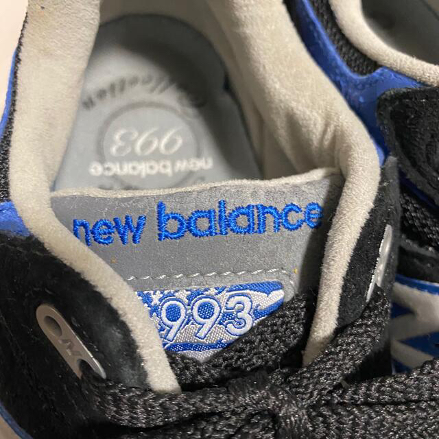 New Balance(ニューバランス)のNEW BALANCE 993 USA製 ブラック 25cm メンズの靴/シューズ(スニーカー)の商品写真