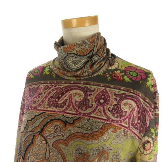 ETRO - エトロ ウール ペイズリー柄 長袖 薄手 カットソー