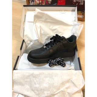 シュプリーム(Supreme)のSupreme Nike Air Force 1 Low black 26cm(スニーカー)