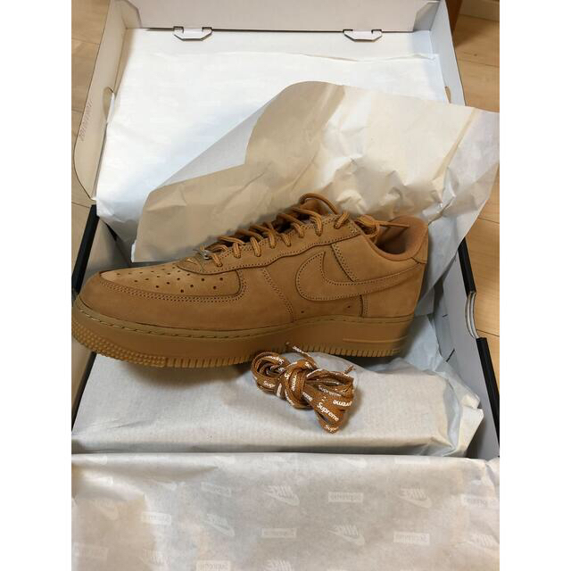 Supreme Nike Air Force 1 Low Wheat 28cm