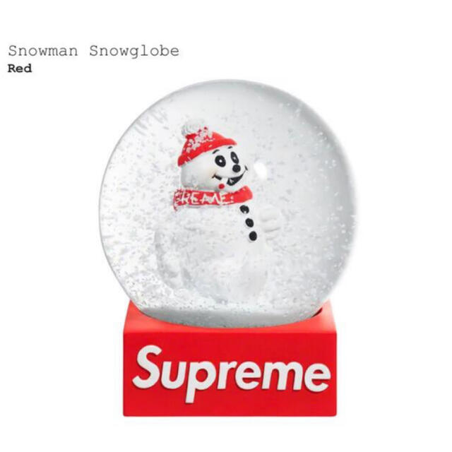 supreme snowman Snowglobe Red