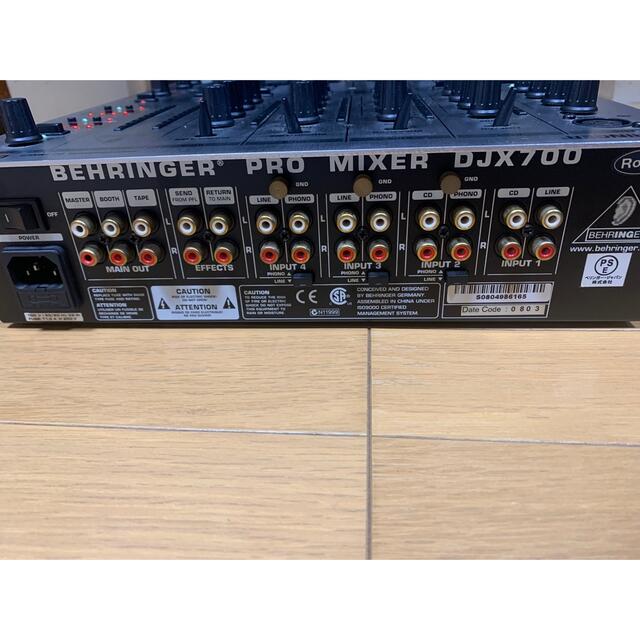 Vista様専用　BEHRINGER  DJX700 ミキサー（ジャンク品） 楽器のDJ機器(DJミキサー)の商品写真