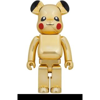 メディコムトイ(MEDICOM TOY)のBE@RBRICK ピカチュウ 1000% GOLD CHROME(キャラクターグッズ)