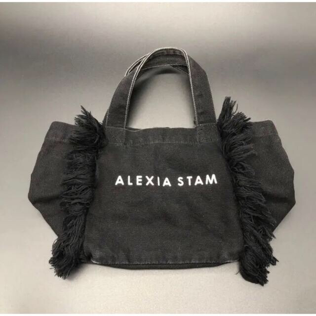 ALEXIA STAM(アリシアスタン)の即決 ALEXIA STAM ミニトートバッグ ブラック レディースのバッグ(トートバッグ)の商品写真