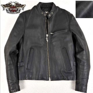 ハーレーダビッドソン(Harley Davidson)の【定価88000円】ハーレーダビッドソン レザー シングルライダースジャケット(ライダースジャケット)