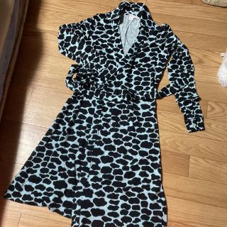 ダイアンフォンファステンバーグ(DIANE von FURSTENBERG)のダイアン　レオパードワンピース　2(ひざ丈ワンピース)