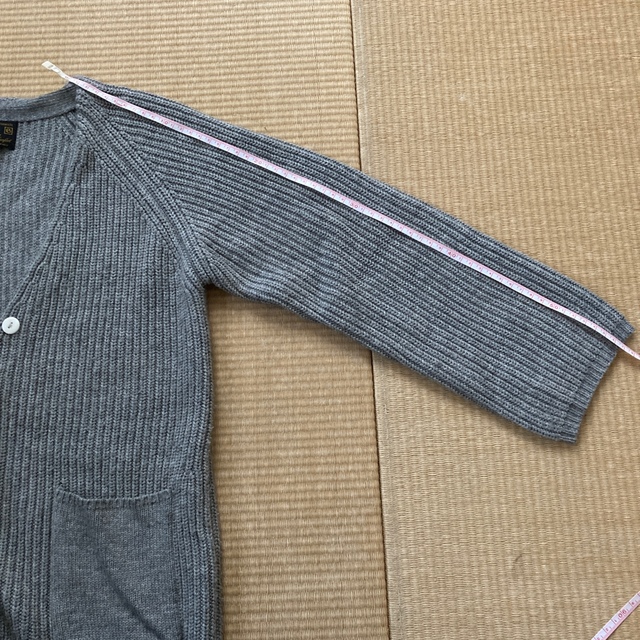 MARKEY'S(マーキーズ)のニットロングカーディガン　150 キッズ/ベビー/マタニティのキッズ服女の子用(90cm~)(カーディガン)の商品写真