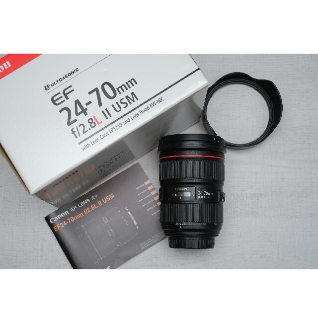 CANON EF 24-70mm F2.8L Ⅱ USM ポーチ付きカメラ