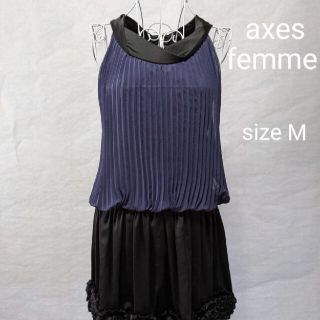 アクシーズファム(axes femme)のaxes femme　アクシーズファム　ノースリーブワンピース(ミディアムドレス)