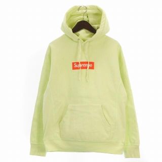 17aw supreme Mサイズ パーカー ライム ボックスロゴ