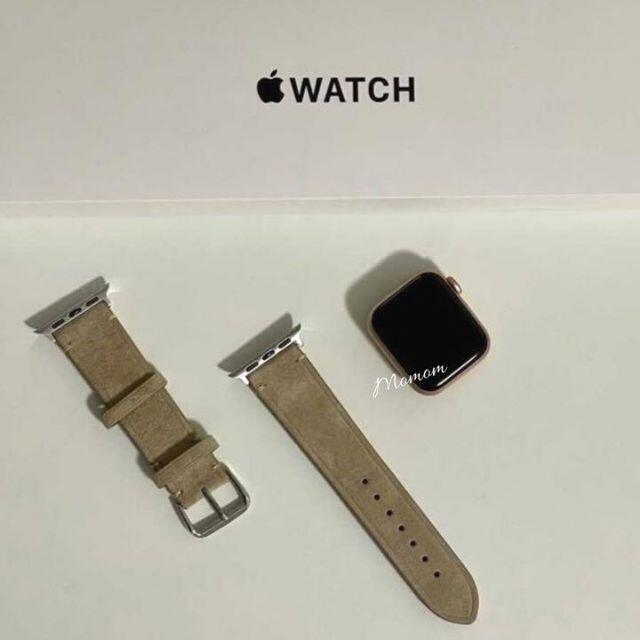 ○Apple Watch スエードベルト ベージュ 38/40/41mm