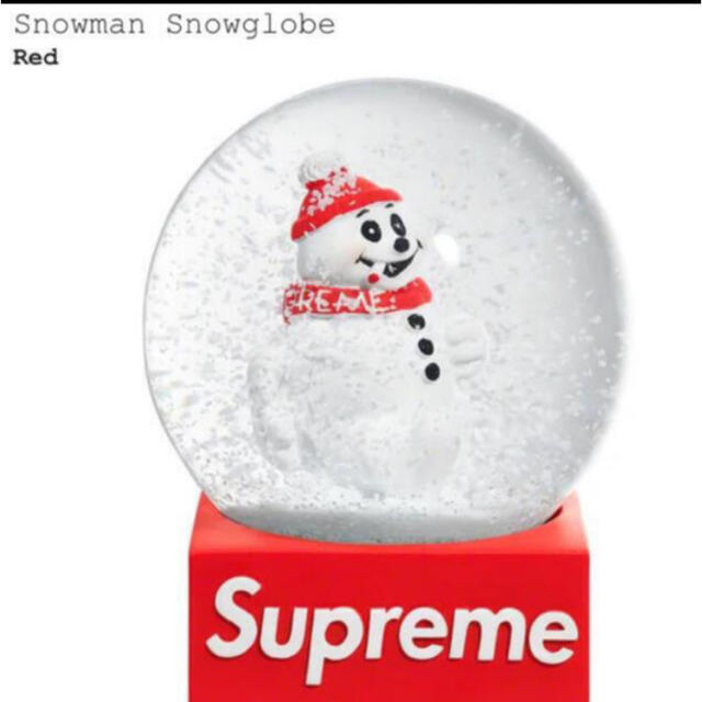 Supreme(シュプリーム)のSupreme Snowman Snowglobe 新品未使用 インテリア/住まい/日用品のインテリア小物(置物)の商品写真