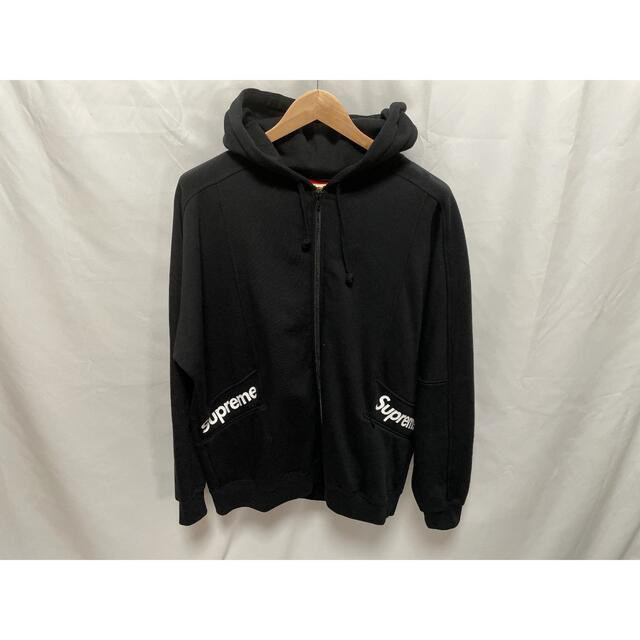 シュプリーム ColorBlockedZipUpHoodedSweatshirt