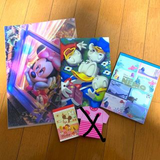 ディズニー(Disney)の文房具セット　disney(ノート/メモ帳/ふせん)