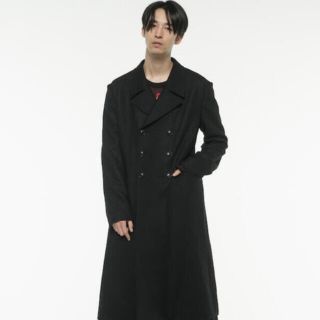 ヨウジヤマモト(Yohji Yamamoto)のヨウジヤマモトCompression Wool High Waist Coat(チェスターコート)