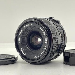 キヤノン(Canon)の【完動品】Canon New FD 28mm f/2.8 フィルムカメラ レンズ(レンズ(単焦点))