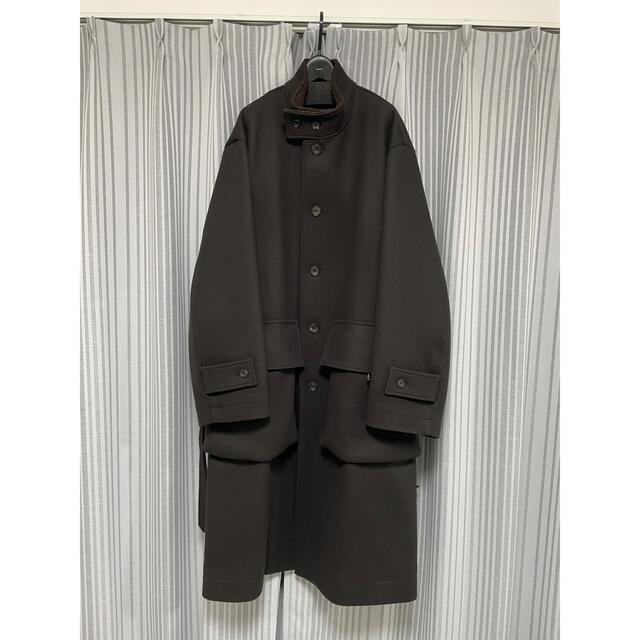 SUNSEA - 20aw stein no collar belted jacket S 黒の SUNSEA - 20aw stein no collar belted jacket S 黒の